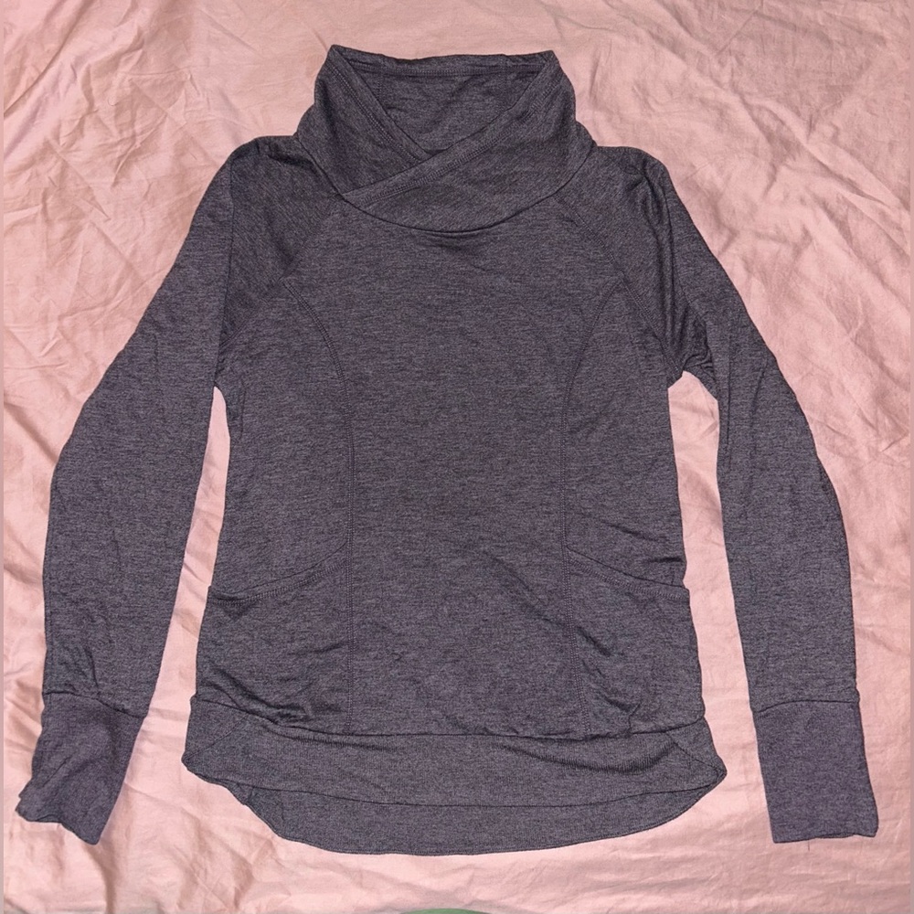 90 Degree By Reflex Purple Cowl Neck Top